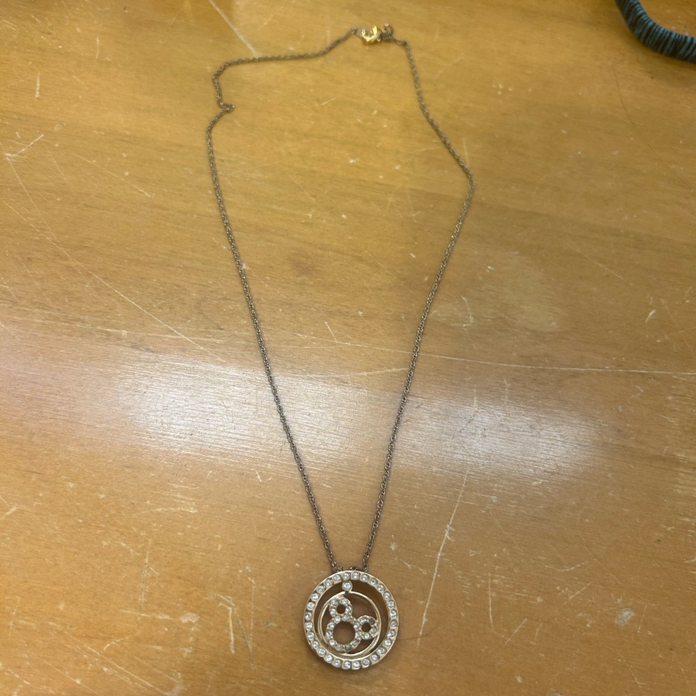 Gold Mickey Mouse Necklace from Disney World